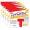 Trend Enterprises Red 4 Casual Uppercase Ready Letters, PK6 T457 - alternate 1